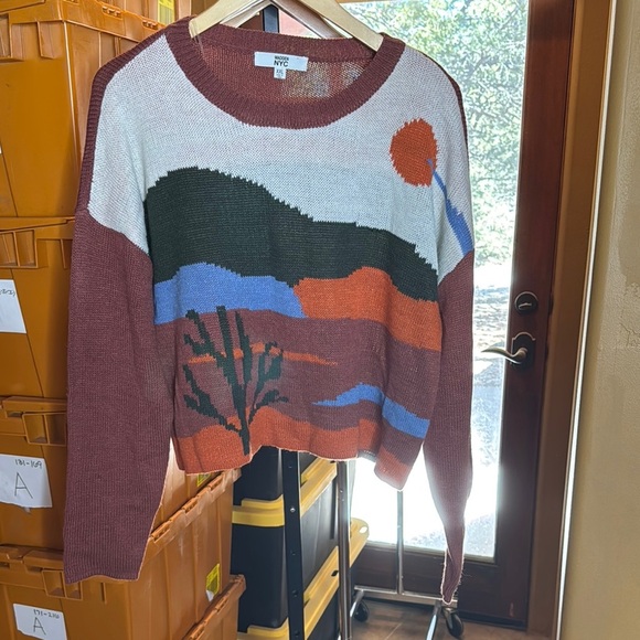 Madden NYC Junior's Scenic Sweater Size XXL - Picture 1 of 9